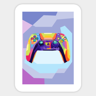 Playstation 5 Controller Wpap Pop Art Sticker